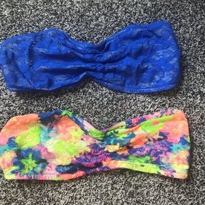 Vs pink bra 2 set sz M